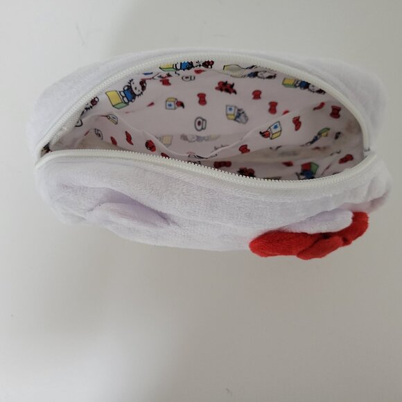Bundle of two Sanrio Hello Kitty Cute Plush pencil bag case Sz Small Col… - Picture 3 of 7